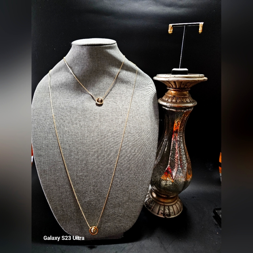 GORGEOUS goldtone Necklace and Earrings.